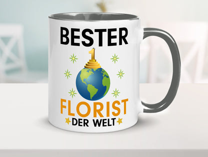 Welt Bester Florist | Blumen Verkäufer Humor Geschenkidee Tasse