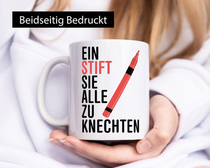 Knechten | Lehrerin Lehrer Unterricht Kollege Humor Arbeit Kollegen Büro