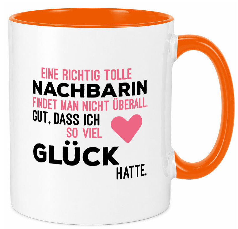 Tolle Nachbarin | Freundschaft gute Nachbarschaft Humor Geschenkidee Tasse