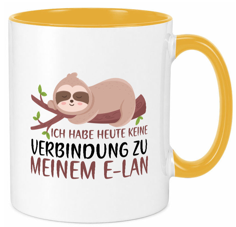 Verbindung zum Elan | WLAN Faultier Faulpelz Laufband Humor Tierliebhaber