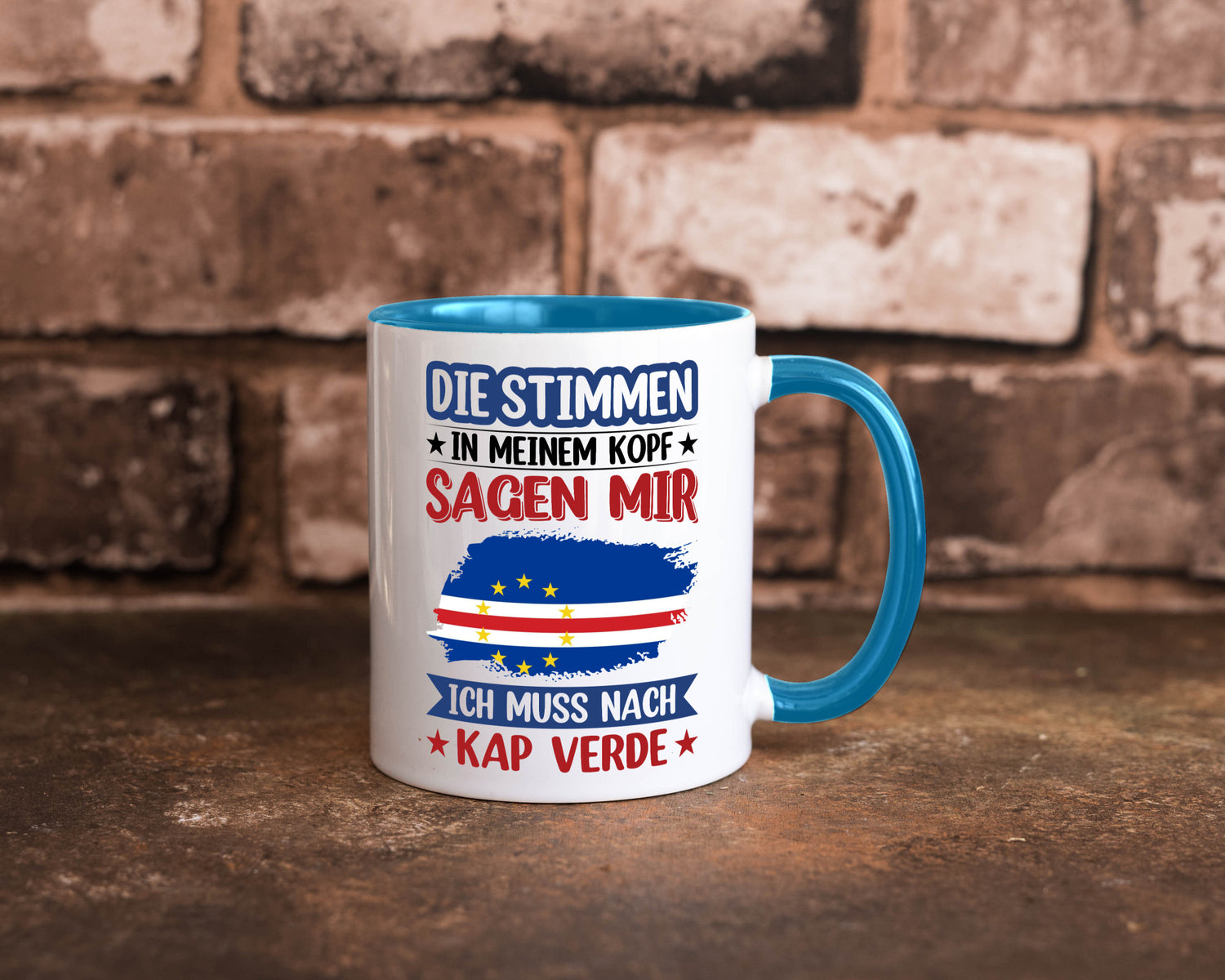 Kap Verde | Urlaub Stimmen in meinem Kopf Traumland lustig Humor Geschenkidee