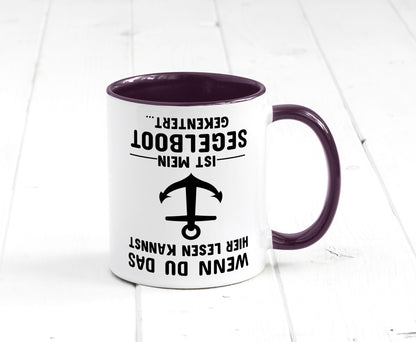Segler Tasse | Segelboot Humor Kapitän Spruch Witz Geschenkidee