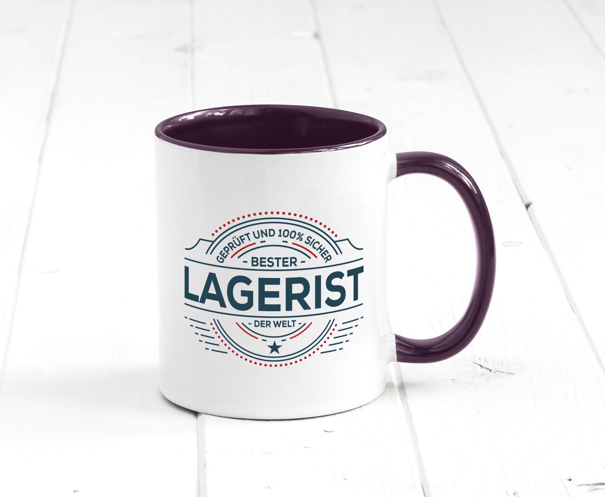 Geprüft und sicher: Lagerist | Lageristen Lager Arbeiter lustiger Spruch