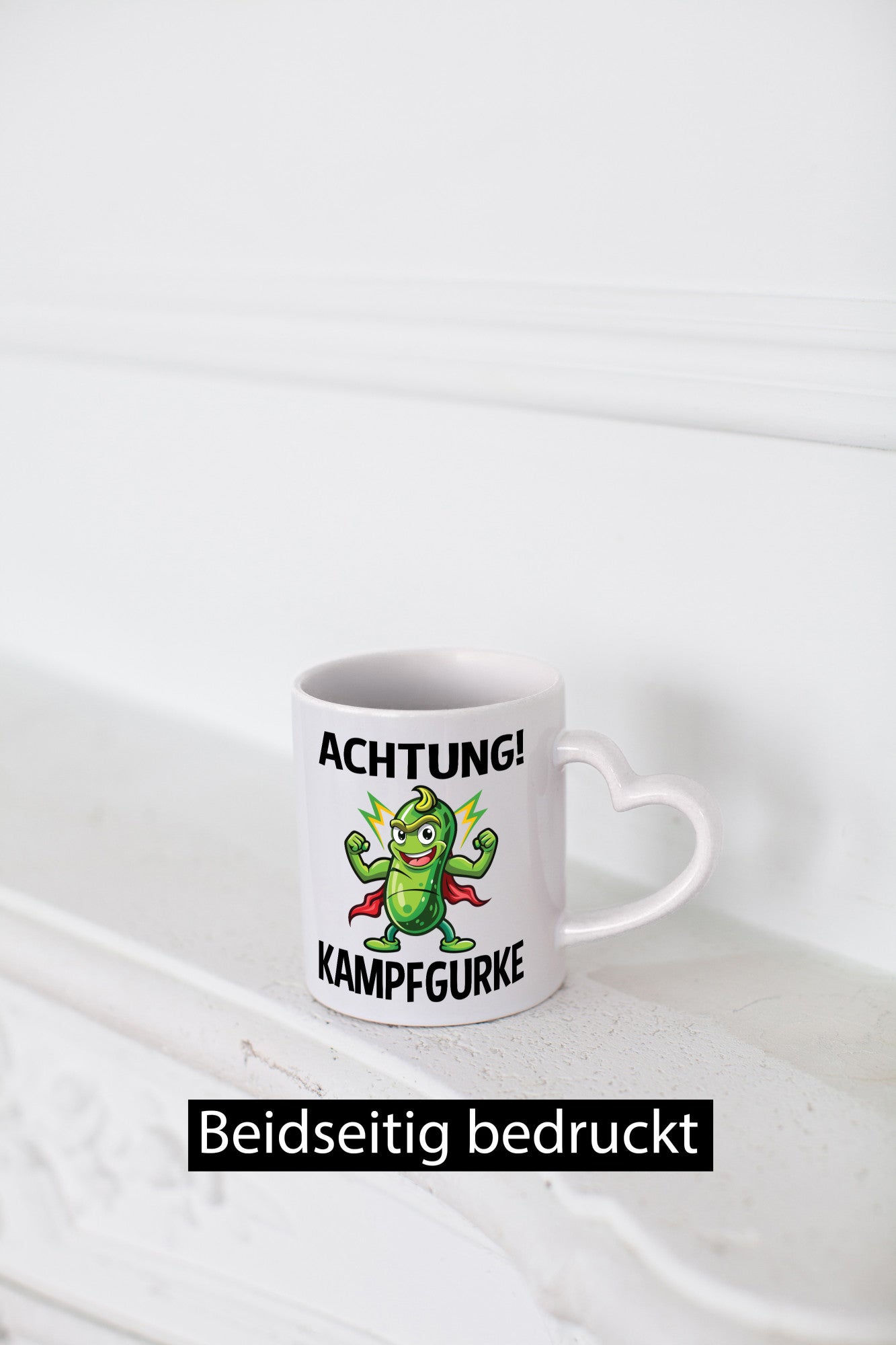 Achtung Kampfgurke | Kult Lustige Gurke v2 Humor Geschenkidee Tasse