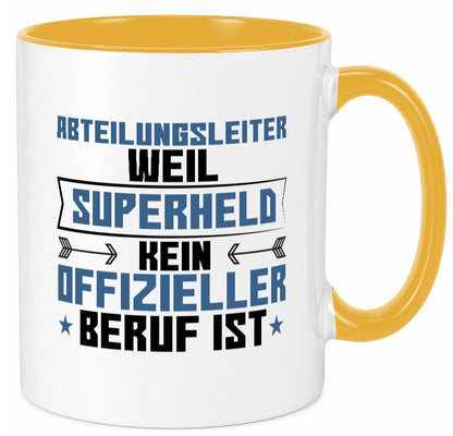 Superheld Abteilungsleiter| Führungskraft Geschenkidee Humor Tasse