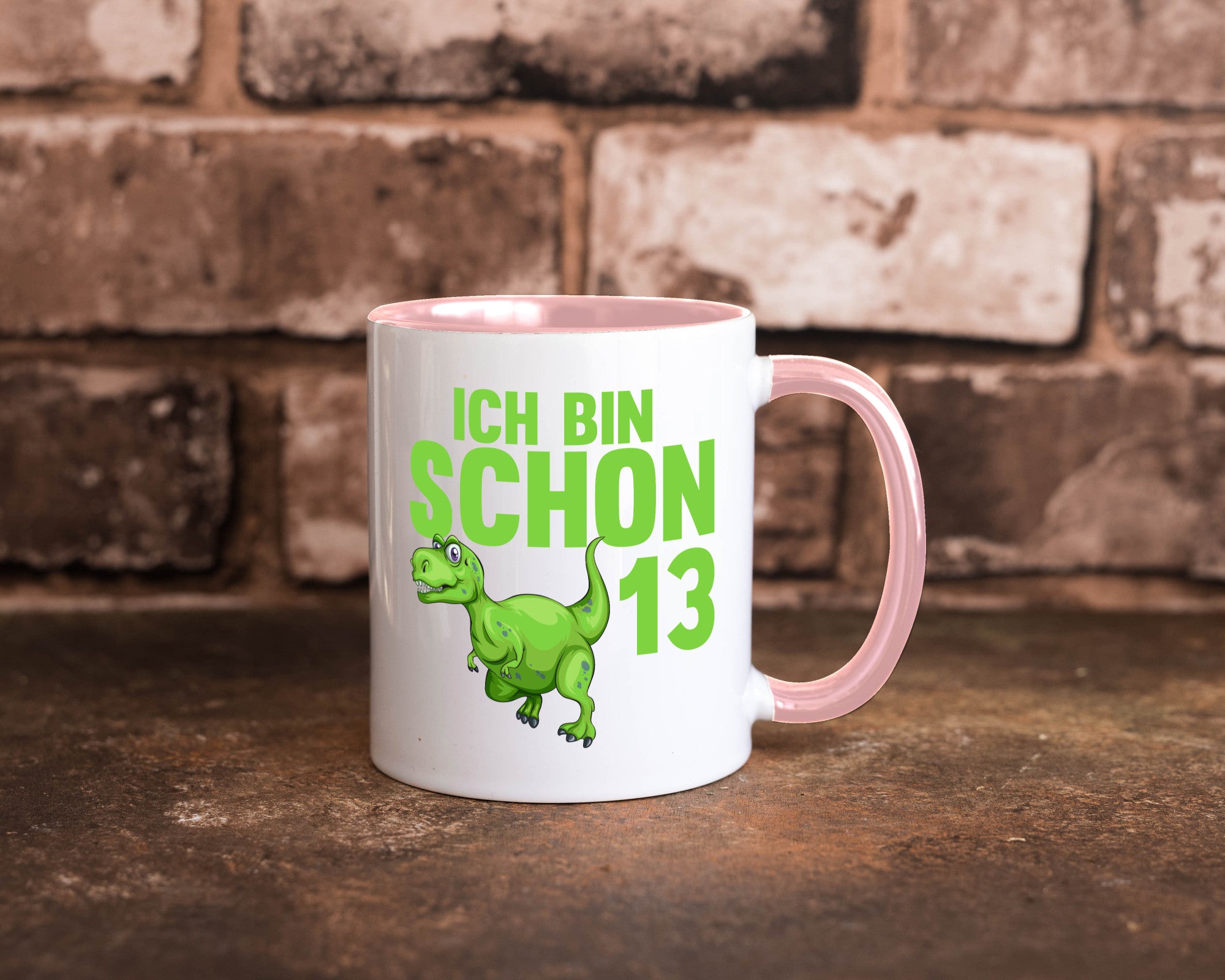13. Geburtstag | 13 Jahre Dino Dinosaurier Humor Geschenkidee Tasse