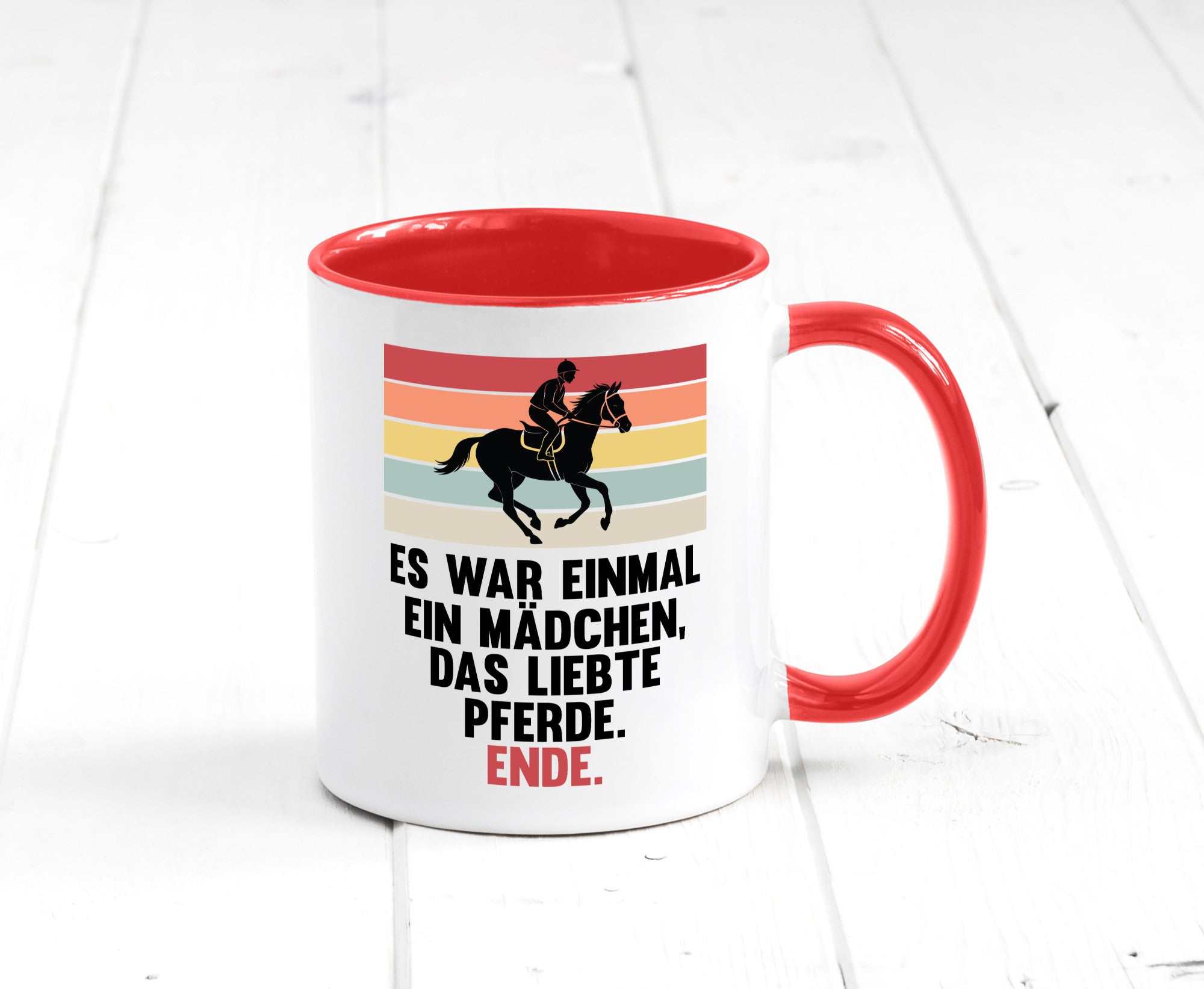 Es war einmal ein Mädchen das Liebte Pferde | lustig Humor Geschenkidee