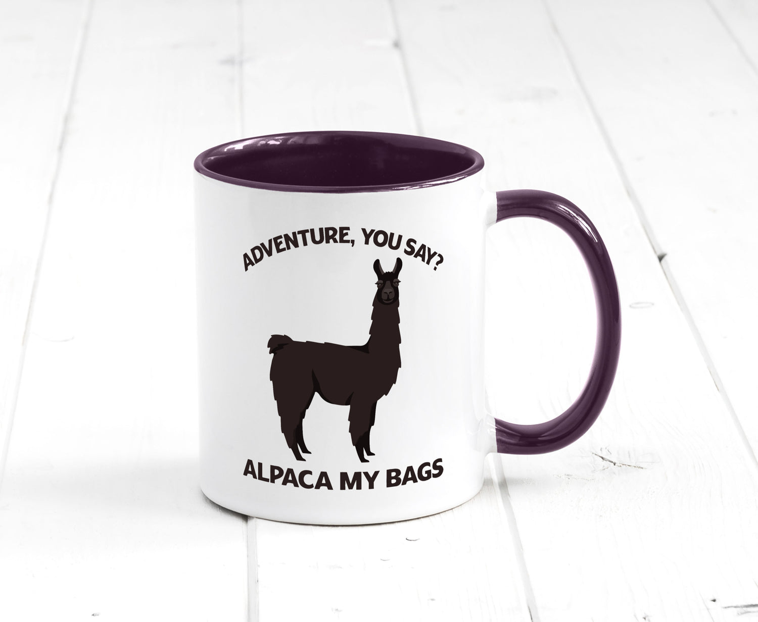 Adventure, Alpaca | Humor Geschenkidee Tasse
