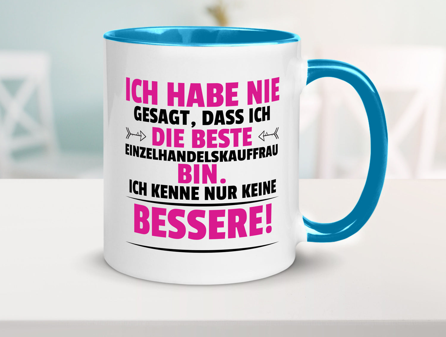 Die Beste Einzelhandelskauffrau | Einzelhandel Geschenkidee Humor Tasse