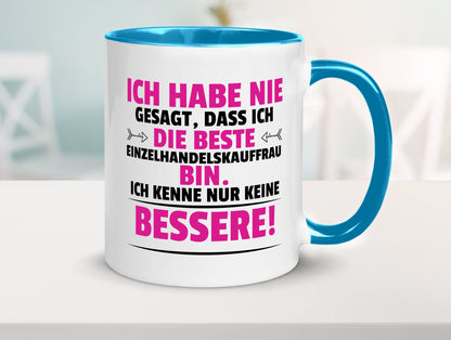 Die Beste Einzelhandelskauffrau | Einzelhandel Geschenkidee Humor Tasse