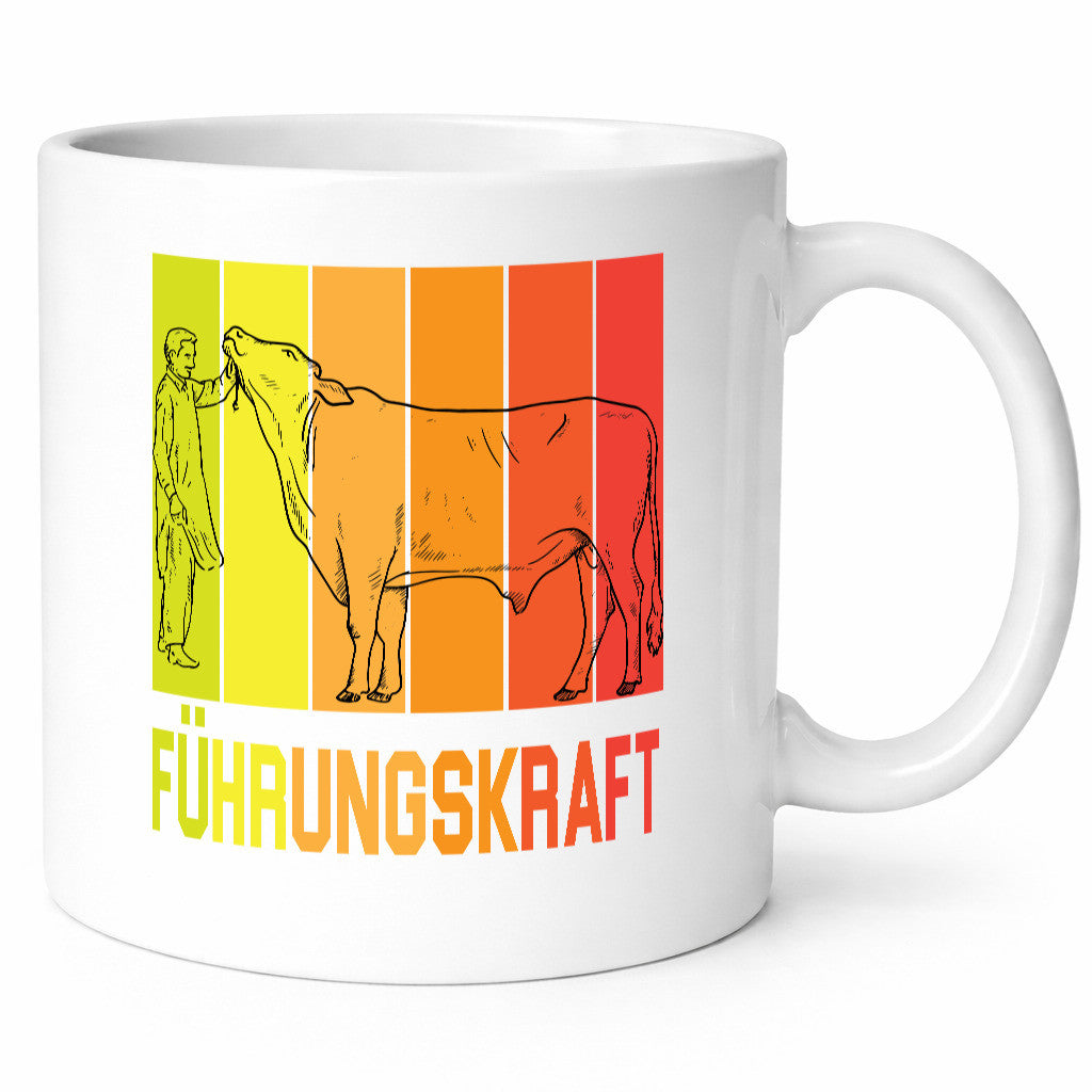 Führungskraft | Farmer Bauernhof lustig Humor Geschenkidee Geschenk Tasse