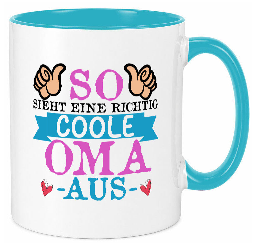 So sieht eine richtig Coole Oma aus | Großmutter Humor Familie Geschenkidee
