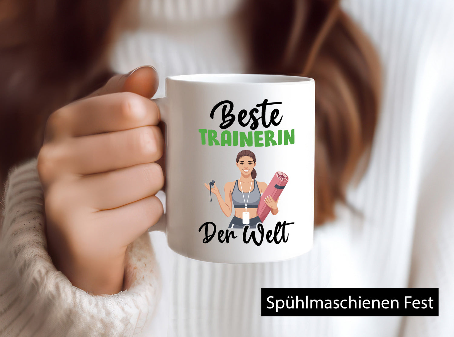 Beste Trainerin | Sportverein Humor v2 lustiger Spruch Geschenk Geschenkidee
