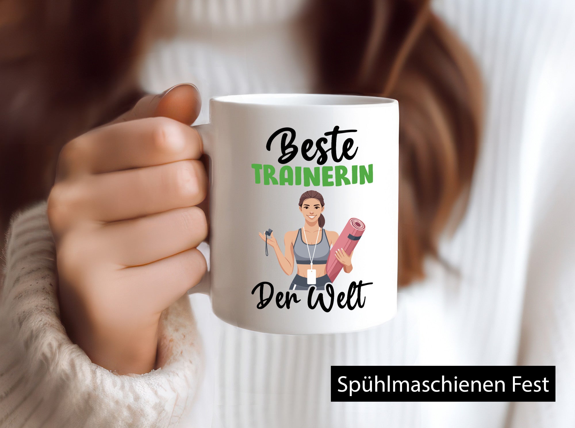 Beste Trainerin | Sportverein Humor v2 lustiger Spruch Geschenk Geschenkidee