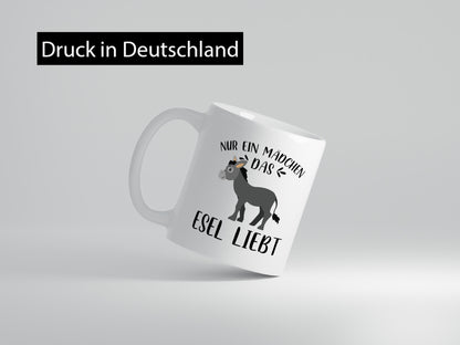 Nur ein Mädchen das Esel Lieb | Tiere Liebhaber Geschenkidee Tierliebhaber