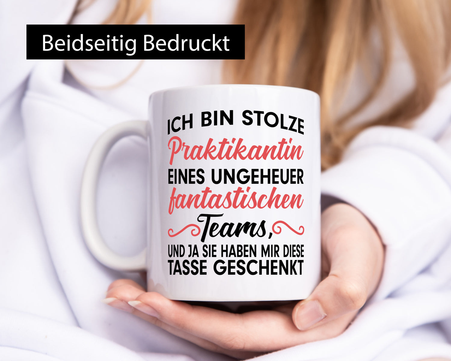 Stolze Praktikantin | Arbeitswelt Tasse Praktikum Geschenk Arbeit Kollegen Büro