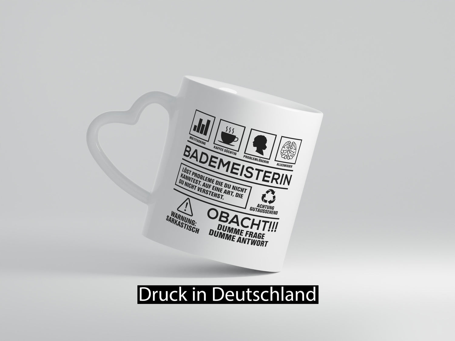 Achtung Probleme Bademeisterin | Schwimmmeisterin Geschenk Humor Geschenkidee