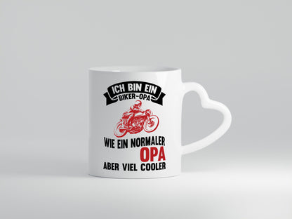 Biker Opa | Cooler Großvater lustig Familie Geschenkidee Geschenk Tasse