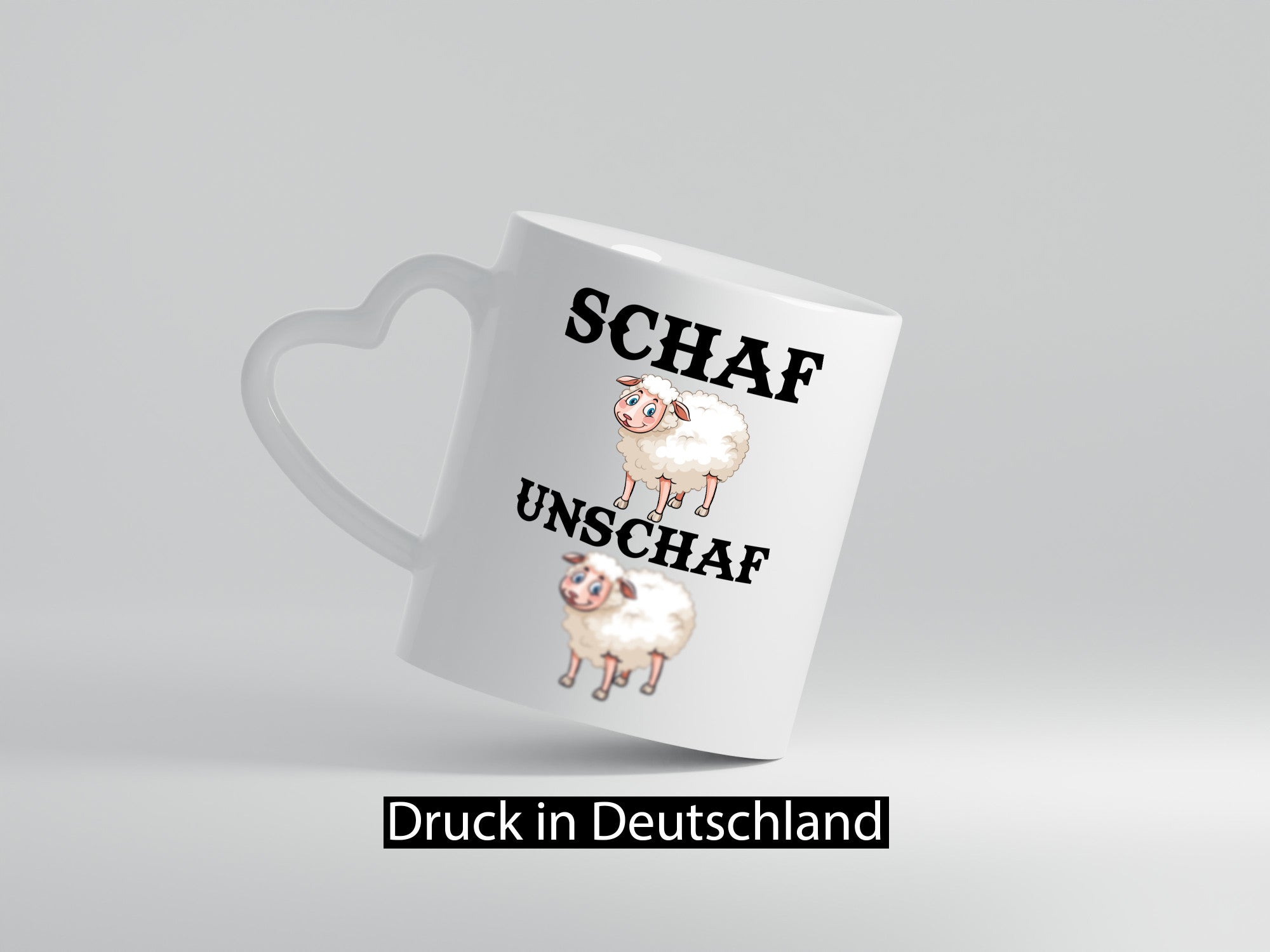 Schaf Unschaf Geschenk Humor Geschenkidee lustiger Spruch Tasse