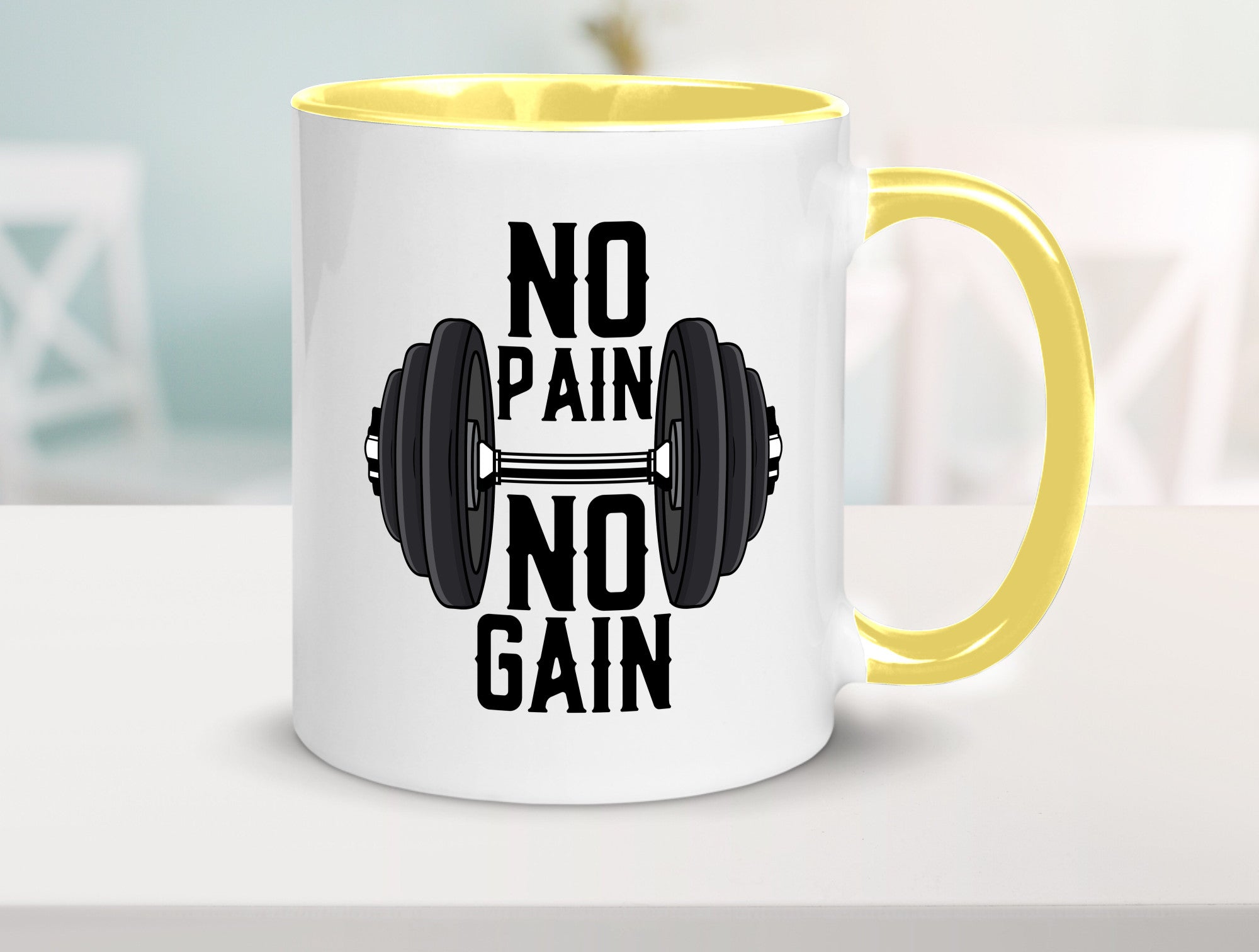 No Pain Gain | Training Motivation Fitness Pumpen lustig Humor Geschenkidee