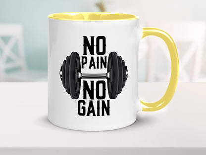 No Pain Gain | Training Motivation Fitness Pumpen lustig Humor Geschenkidee