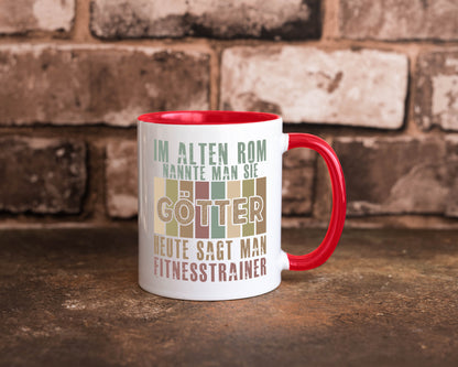 Heute sagt man: Fitnesstrainer | Personal Trainer Geschenkidee Humor Tasse