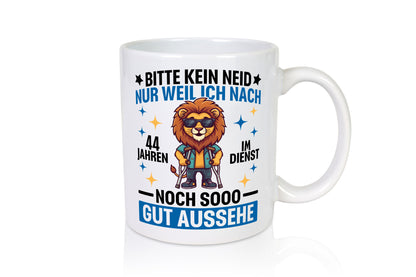 44 Jahre im Dienst | Arbeitsjubiläum Arbeit Geschenk Kollegen Büro lustiger