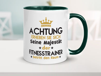 Seine Majestät Fitnesstrainer | Personal Trainer Sport lustiger Spruch Geschenk