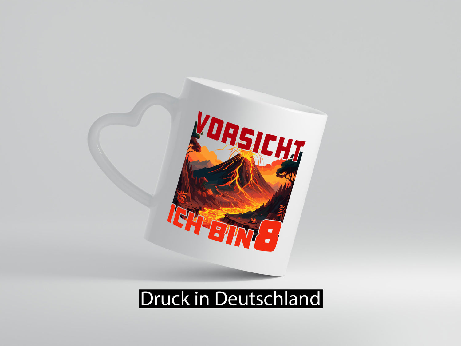 8. Geburtstag | 8 Jahre Vulkanausbruch Vulkan Geschenk Geschenkidee lustiger