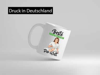 Beste Kosmetikerin | Kosmetik Stylistin Geschenkidee Humor Tasse