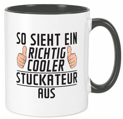 Richtig Cooler Stuckateur | Innenausbau Beruf Geschenk Arbeit Kollegen Büro Tasse