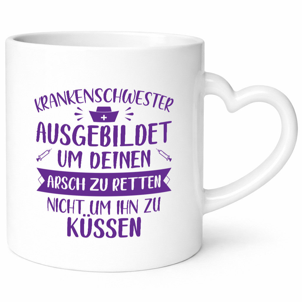 Ausgebildet um deinen Arsch zu retten | Spritzen Geschenk Humor Geschenkidee