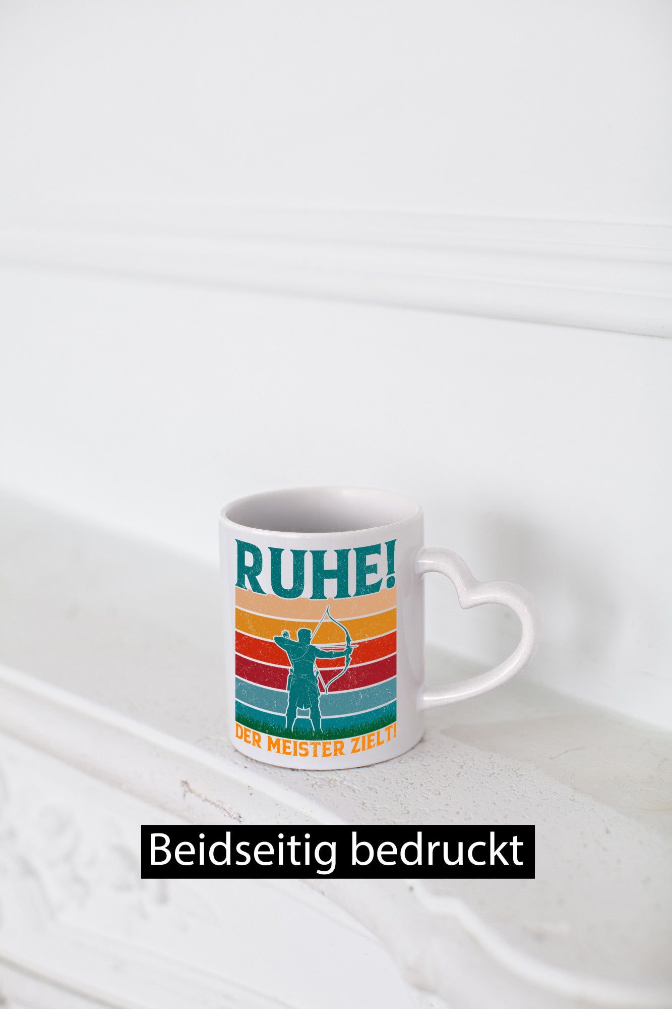 Ruhe der Meister Zielt | Bogenschießen Bogenschütze Geschenkidee Humor Tasse