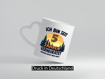 Ich bin Verheiratet | 5. Hochzeitstag Ehepaar lustiger Spruch Geschenk Humor