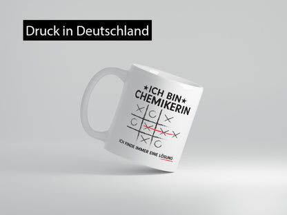 Lösung finden: Chemikerin | Chemie Labor v2 Humor Geschenkidee Tasse