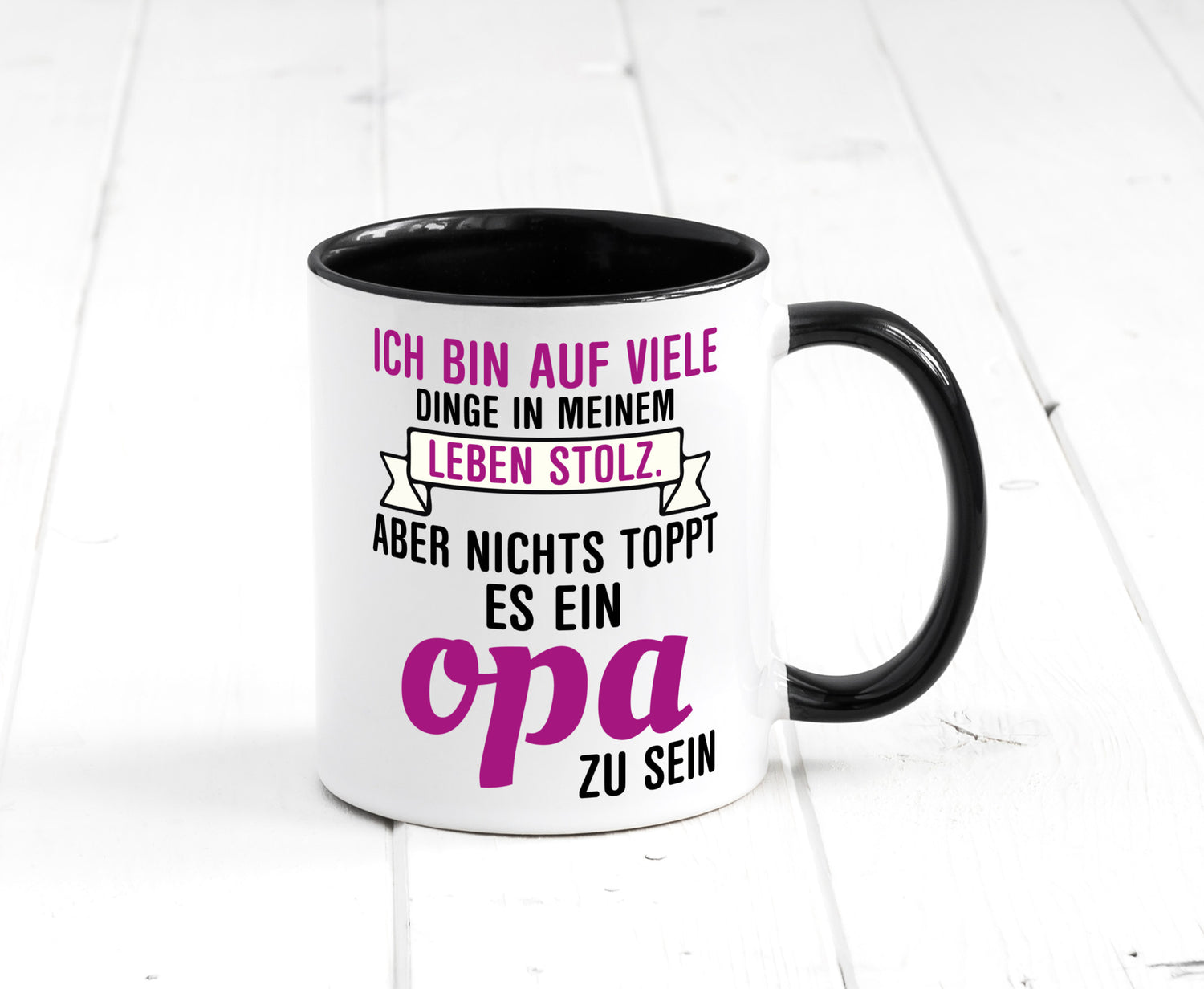 Opa Tasse | Stolzer Großvater Vatertag Enkelkinder Geschenk Familie