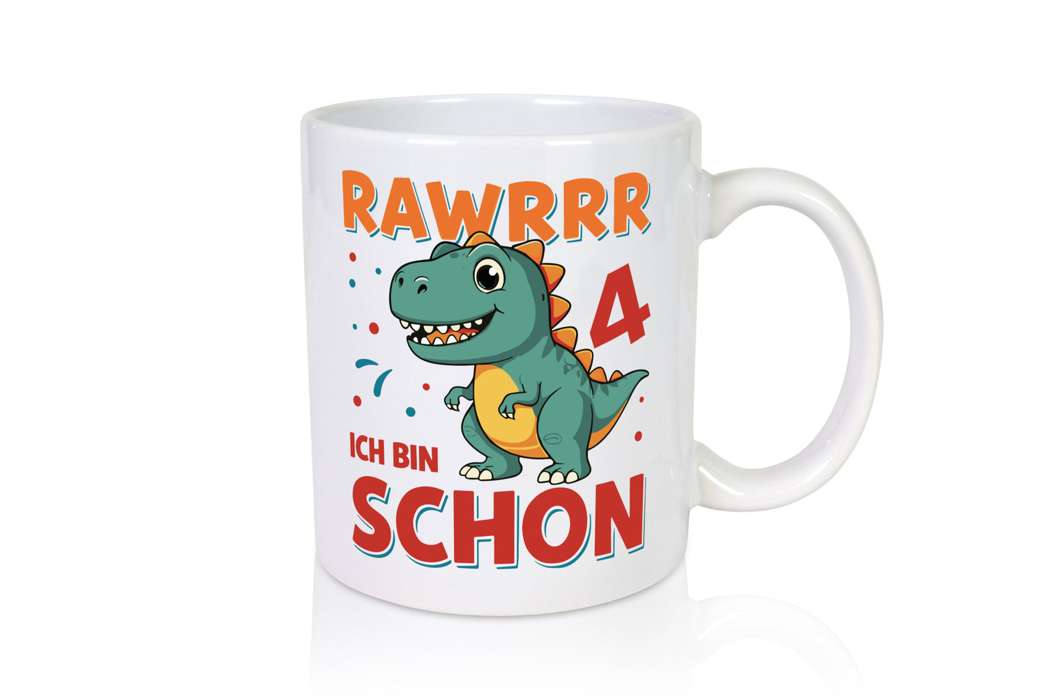 4. Geburtstag | 4 Jahre Raw ich bin schon T-Rex lustiger Spruch Geschenk