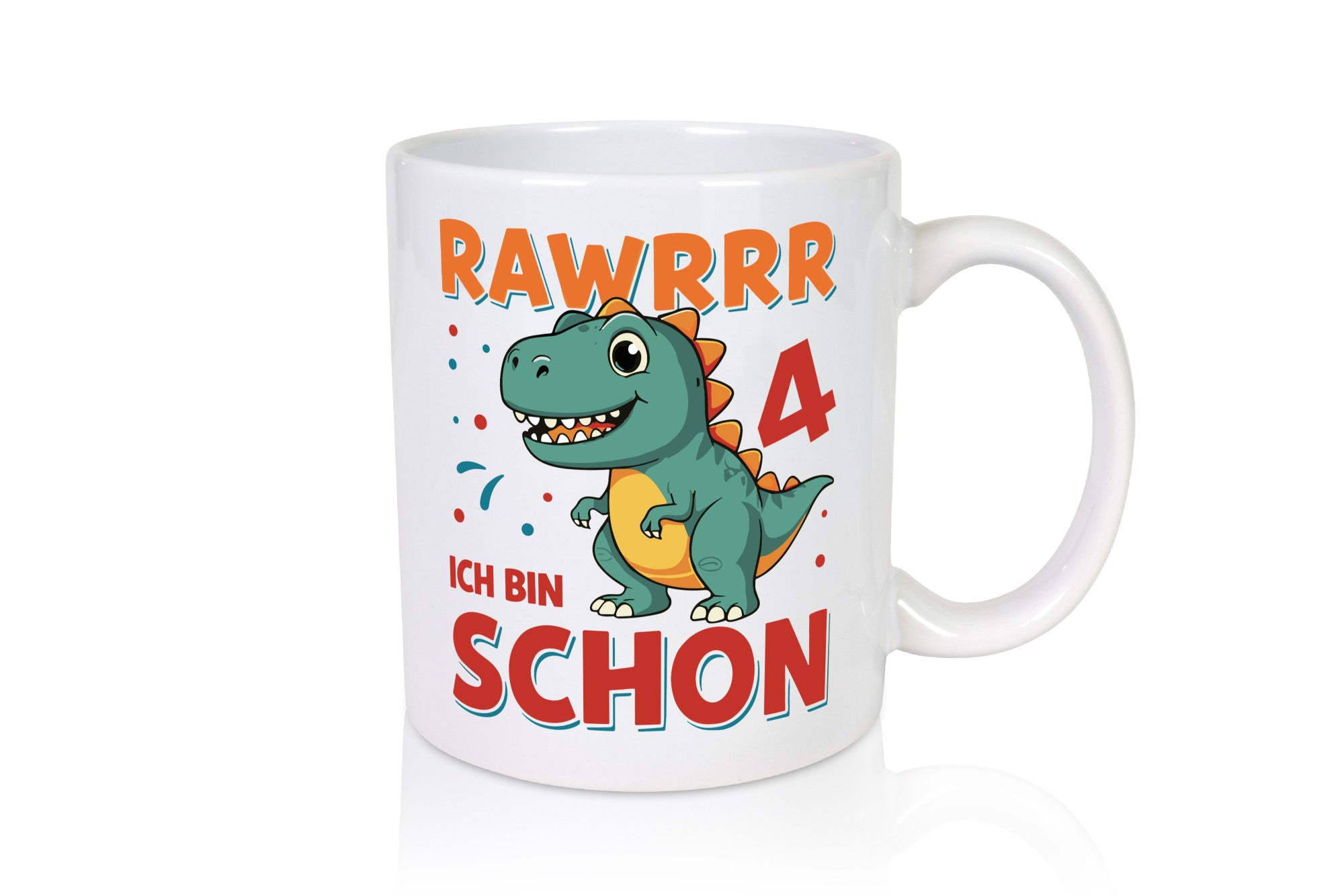4. Geburtstag | 4 Jahre Raw ich bin schon T-Rex lustiger Spruch Geschenk