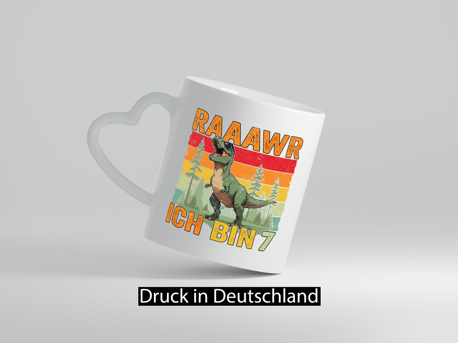 7. Geburtstag | 7 Jahre rarrrr ich bin Dinosaurier Geschenk Geschenkidee