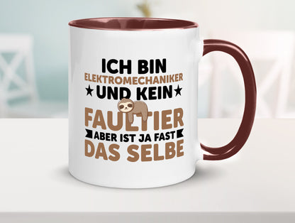 Ich bin kein Faultier: Elektromechaniker | Mechaniker Geschenkidee