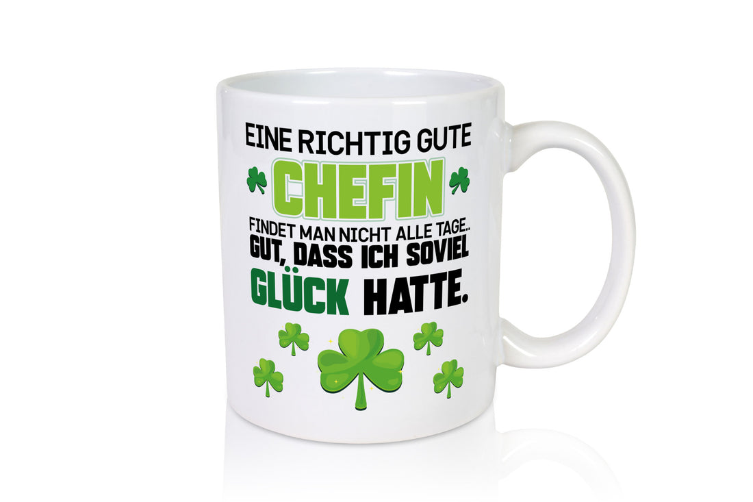 Gute Chefin lustiger Spruch Geschenk Arbeit Kollegen Büro Tasse