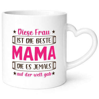 Beste Mama | Auszeichnung Sterne Humor Familie Geschenkidee Tasse