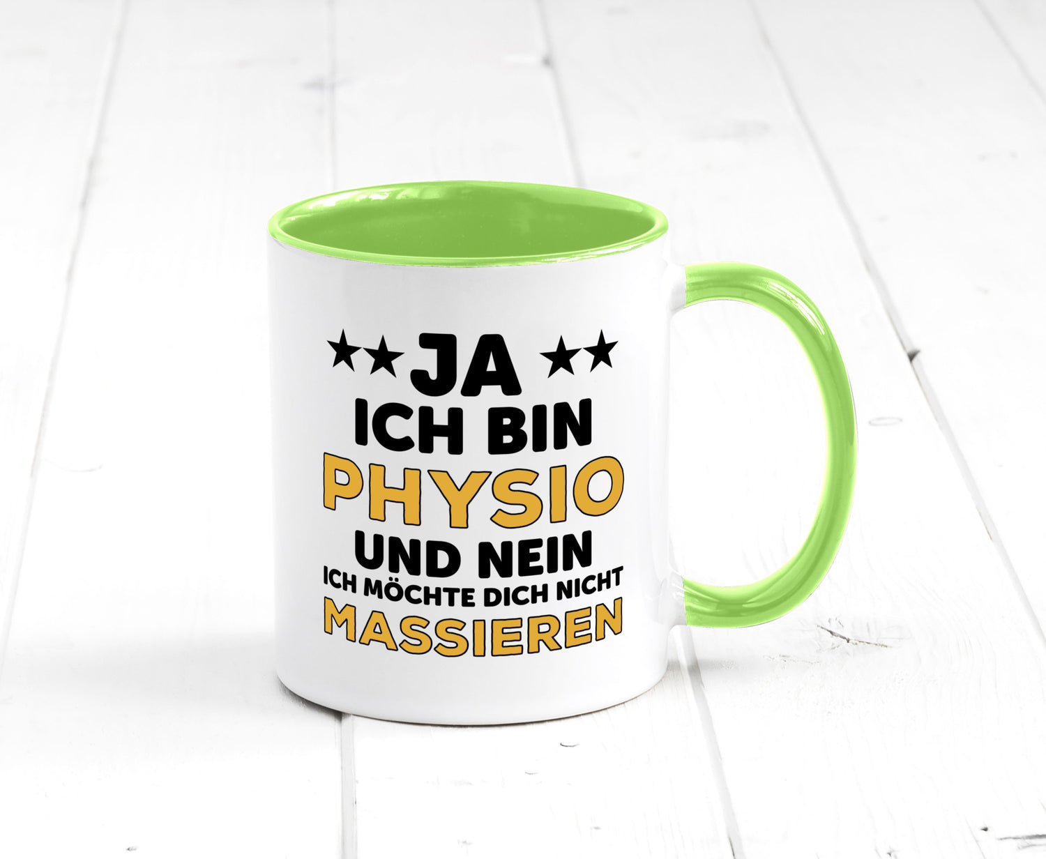 Ich bin Physio | lustige Spruch Tasse Physiotherapeut Geschenkidee Humor