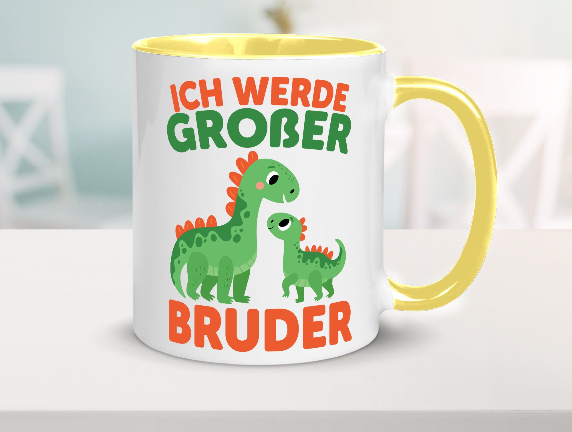 Ich werde Großer Bruder | Dino Brudersaurus lustig Humor Geschenkidee Geschenk
