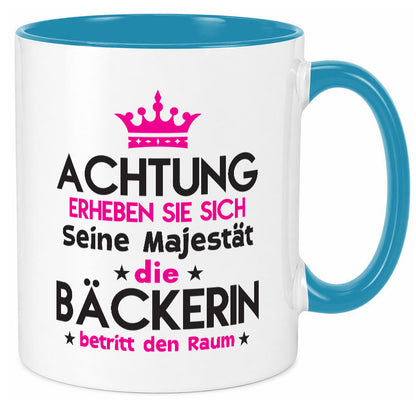 Seine Majestät Bäckerin | Bäckerei Frauen Backen Humor Geschenkidee Tasse