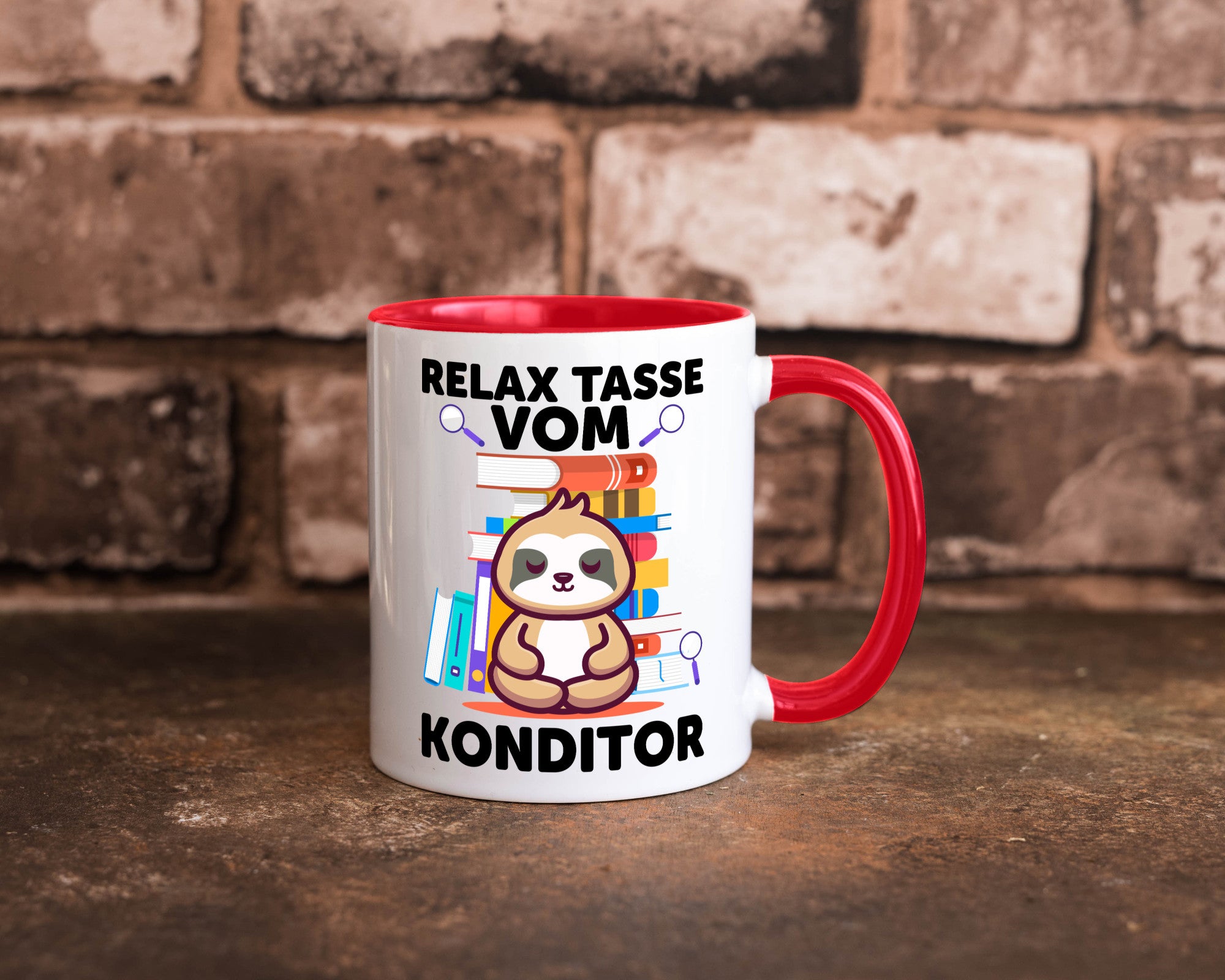 Relax Tasse: Konditor | Konditorei lustiger Spruch Geschenk Humor Geschenkidee