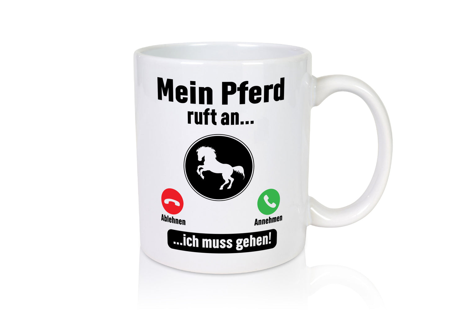 Mein Pferd ruft an | Muss ran gehen Pferdeliebhaber lustig Humor Geschenkidee