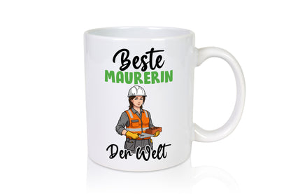 Bester Maurerin | Bau Handwerkerin Humor Geschenkidee Tasse