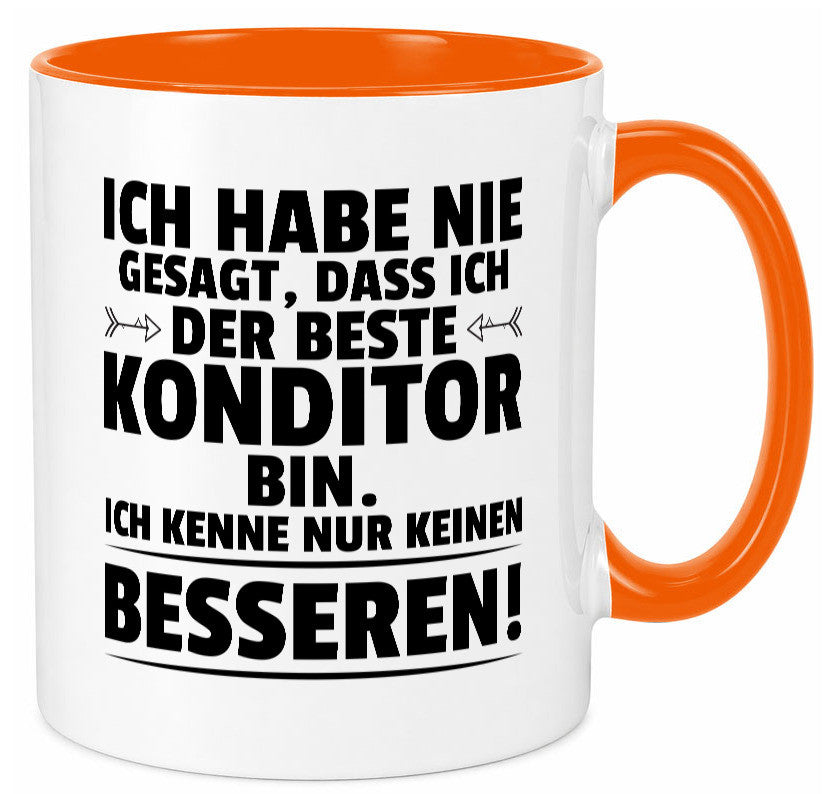 Der Beste Konditor | Konditorei Geschenkidee Humor Tasse