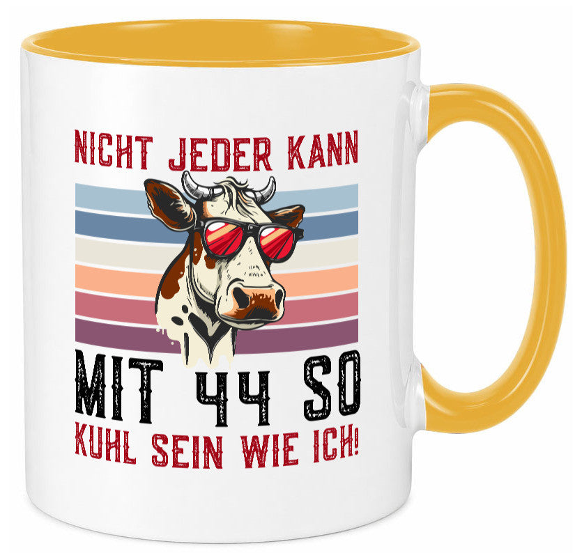 Mit 44 so gut aussehen | 44. Geburtstag Landwirt Bauer v2 lustig Geschenkidee Tasse